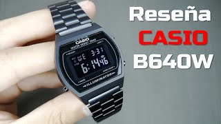 Lleno de Funciones Reloj CASIO B640WB Vintage Reseña [upl. by Yankee777]