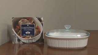 Corning Ware Baking Dish Use and Care Tips [upl. by Cy]