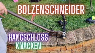 Bolzenschneider  Schloss knacken [upl. by Ecienahs]