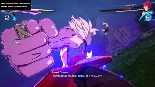 Fused Zamasu vs Shirtless Vegeta Dragon ball sparking zero [upl. by Coster]