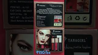 lipstick waterproof liquid matte ₹150bx [upl. by Trici]