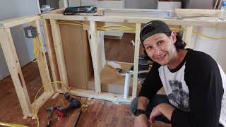 DIY Kitchen Island Build Easy Tutorial For Beginners Less Than 2000 [upl. by Ettenhoj]