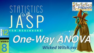 How to do an OneWay ANOVA in JASP 128 [upl. by Luapnaej734]