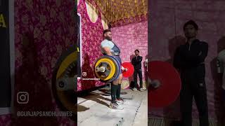 3rd attempt of deadlift at MrIndia powerlifting championship sports competition powerlifting [upl. by Trant225]