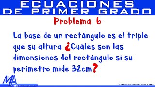 Solución de problemas con Ecuaciones de Primer Grado  Ejemplo 1 [upl. by Ecniuq]