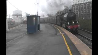 The Wansbeck heads North at Manors B1 61264 and K1 62005 Saturday 29th March 2014 [upl. by Stew406]