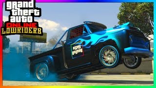 GTA 5 Online quotLOWRIDER PART 2 DLCquot  quotSlamvanquot All Paint jobs Hydraulics amp Interiors Customized [upl. by Hcire]