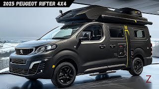 New 2025 Peugeot Rifter 4x4 Launched quotThe Best Compact Camper Vanquot [upl. by Anivel]