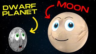 Do Dwarf Planets have moons  Space for Kids  Solar System Planets  Kids Video [upl. by Nevin]