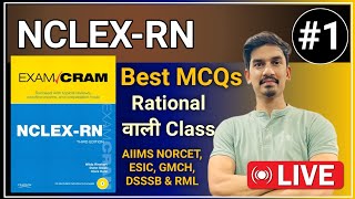 NCLEX BASED  1  AIIMS NORCET  ESIC  GMCH  RML Nursing Officer Exam Preparation [upl. by Suiram398]