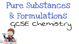 Pure Substances amp Formulations  GCSE Chemistry  Combined Science [upl. by Akeihsat]