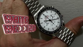 Omega Speedmaster Moonwatch White Dial resistance is futile [upl. by Alyce]