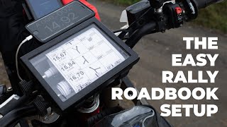 The easy rally roadbook setup I used for the Kielder 500 [upl. by Roze]