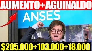 ðŸ’²CONFIRMADOâ— AUMENTOAGUINALDO PARA JUBILADOS Y PENSIONADOS DE ANSES EN JUNIO 2024 [upl. by Pergrim932]