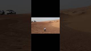 Sandboarding In Dubai Desert Safari [upl. by Ynnad]