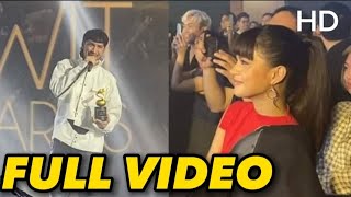 FULL VIDEO MARIS RACAL KINILIG SA MESSAGE NI RICO BLANCO SA AWIT AWARDS FULL SUPPORT GF TALAGA ♥️ [upl. by Acinorev658]