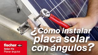 ¿Cómo instalar una placa fotovoltaica planar con ángulos [upl. by Donoghue]