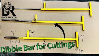 Dibble Bar for CuttingsWhich WORKS Best [upl. by Melborn888]