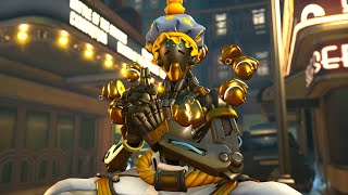 Bathmaster Zenyatta Skin Demo Golden Weapons [upl. by Eiramanitsirhc211]