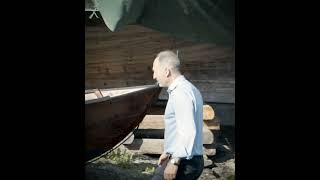 Launching the Hardanger boat [upl. by Kuska]