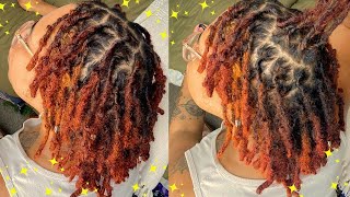 How I Retwist 75 Locs in 1 Hour  Full Retwist Routine using Gel amp Oil  Comb Coil Starter Locs [upl. by Adnaram730]