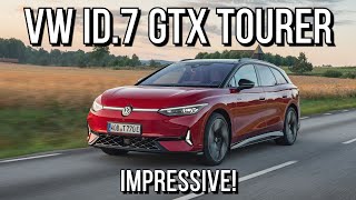 VW ID7 GTX TOURER  FIRST DRIVE amp IMPRESSIONS  REVIEW  WILL MAKE THE EVCARFAMILY VERY HAPPY [upl. by Seel]