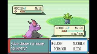 POKEMON EMERALD  GRUMPIG  BARRERA  BARRIER [upl. by Gertruda387]