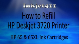 HP DeskJet 3720 Printer Ink Refill [upl. by Chiles295]