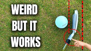 The WEIRD ADJUSTMENT that gets you hitting a DIVOT EVERY TIME with your IRONS [upl. by Cohl477]