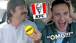 KFC DriveThru Trying Fan Orders [upl. by Atsahs]