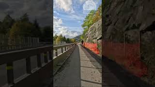 cycling from Lillehammer and towards the Hafjell  Øyer area in fine autumn weather and nice colors [upl. by Ash]