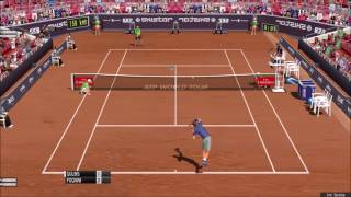 Tennis Elbow 2013 Gameplay  Gulbis vs Fognini  Gstaad 2017 [upl. by Lorry]