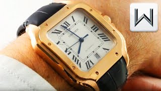 2018 Cartier Santos De Cartier quotSantos Largequot WGSA0011 Luxury Watch Review [upl. by Amiarom]