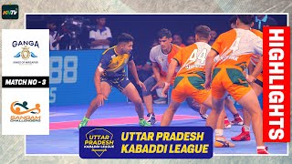 UPKL 2024 Match 3  Ganga Kings of Mirzapur Vs Sangam Challengers  UP Kabaddi League highlights [upl. by Fricke]