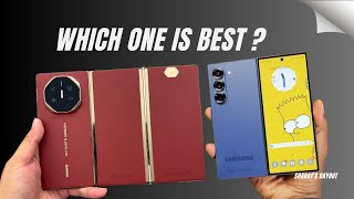 Huawei Mate XT Trifold vs Galaxy Z Fold 6 Which should you buy [upl. by Seugirdor]