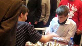 Magnus Сarlsen Grischuk 2009 blitz chess WCh [upl. by Sihonn]