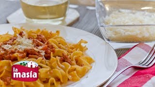 Receta italiana original de Pasta al Ragú [upl. by Neyuh]