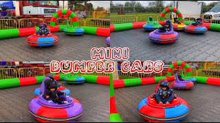 Funfair amp Rides  Mini Bumper Cars At Hampton Court Easter Funfair 2024 [upl. by Sena]