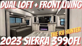 2023 Sierra 3990FL  Luxury Front Living 5th Wheel with a Dual Loft [upl. by Ilegna]