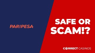 Paripesa Casino Is it safe [upl. by Aicile]