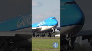 TERRIFIC KLM 747 Golden Hour Arrival at Amsterdam Schiphol Airport [upl. by Merrily]