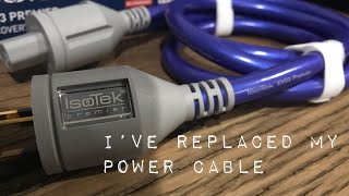 Replaced my standard C13 power cable with better quality C13 power cable [upl. by Yras]