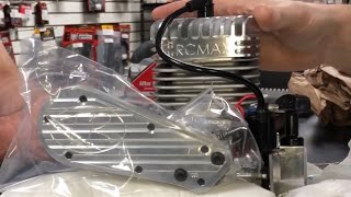 BOTAJELL Unboxing Ported 46cc RCMAX EngineampLOSI MTXL5T Conversion Kit From Detroit Performance RC [upl. by Walley532]