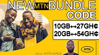 NEW MTN CHEAP BUNDLE CODE  2024  10GB  27GH [upl. by Joann]