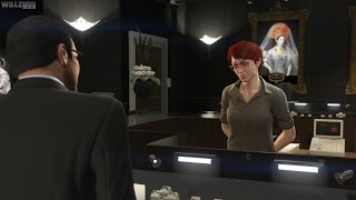 GTA 5 PS4  Mission 10  Casing The Jewel Store Gold Medal [upl. by Airdnaxila593]