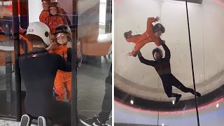 Fearless 3yearold goes indoor skydiving in Malaysia [upl. by Piscatelli382]