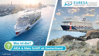 AIDA amp Mein Schiff ab Deutschland – Kreuzfahrten ohne Flug [upl. by Mirak876]