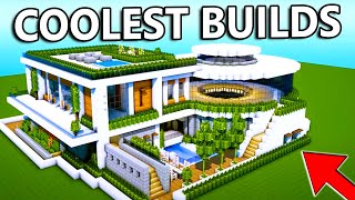 Top 10 Coolest Things You Can Build In Minecraft [upl. by Nilhtac]