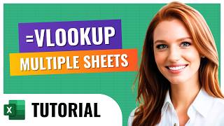 How to VLOOKUP in Excel Multiple Sheets 2024 [upl. by Runkel753]