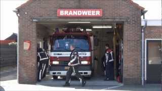 Uitruk Brandweer NieuweTonge Hulpverlening [upl. by Bradney]